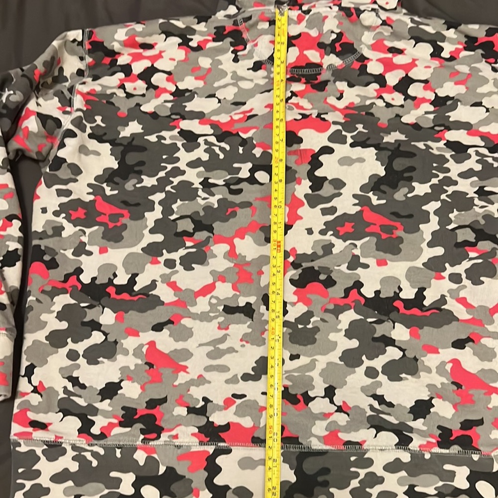 🔥STAPLE RED GREY CAMO HOODIE RARE - Picture 6 of 9
